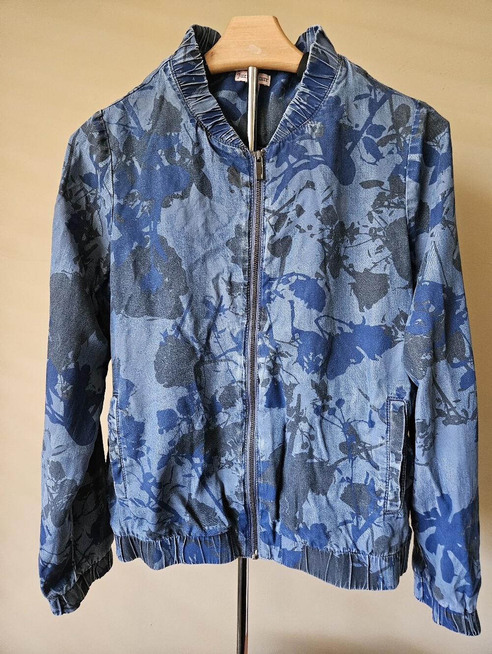Juicy Couture Full-Zip Lightweight Bomber Jacket - Size S
